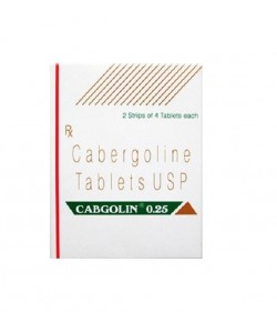 Cabgolin 0.25mg Cabergoline Tablet