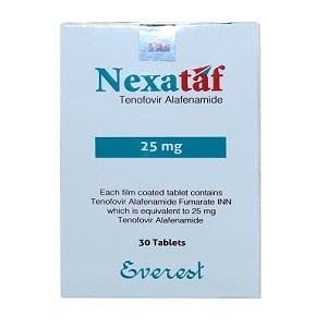 Nexataf 25mg Tablets, Tenofovir Alafenamide