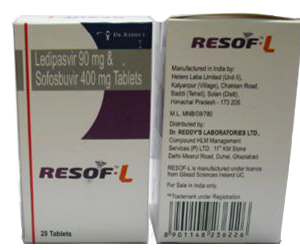 Resof L Sofosbuvir Ledipasvir Tablets Dr. Reddy