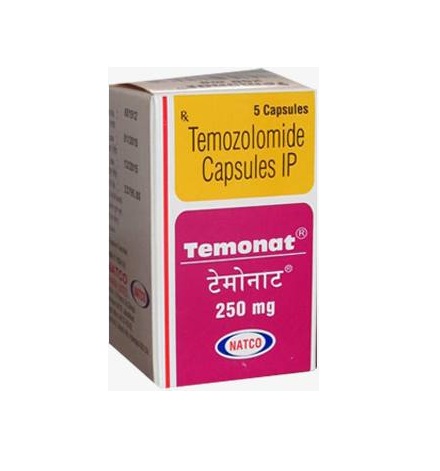 Temonat 250mg Temozolomide Capsules Natco