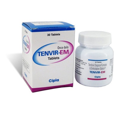 Tenvir EM Emtricitabine 200mg / Tenofovir 300mg Tablets