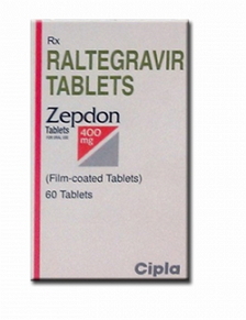 Zepdon 400mg Raltegravir Tablets Cipla