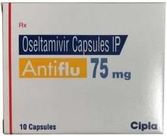 Antiflu 75mg Capsules, Oseltamivir
