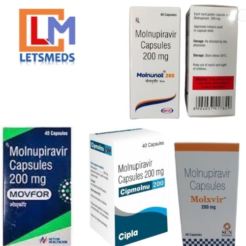 Indian Molnupiravir 200mg Capsules Brands
