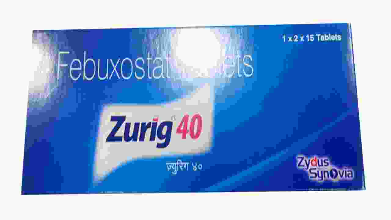 Febuxostat Zurig 40mg Tablets